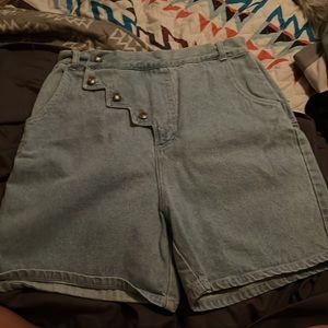 RARE Vintage Adobe Rose Jean Shorts